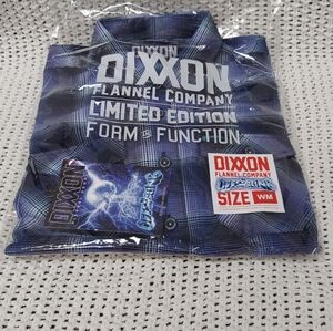 Dixxon Flannel Shirt Womens Medium The Offspring Supercharged Plaid New